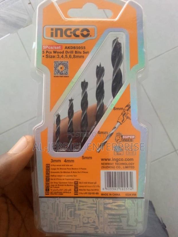 Ingco Wood Drill Bits Set (5pcs) · Photo 4