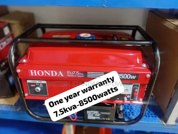 100% Copper Coil Alternator 7.5kva Petrol Generator · Photo 2