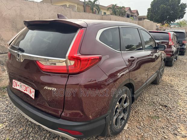 Honda CR-V EX-L 4dr SUV AWD (1.5L 4cyl CVT) 2017 Burgundy · Photo 4