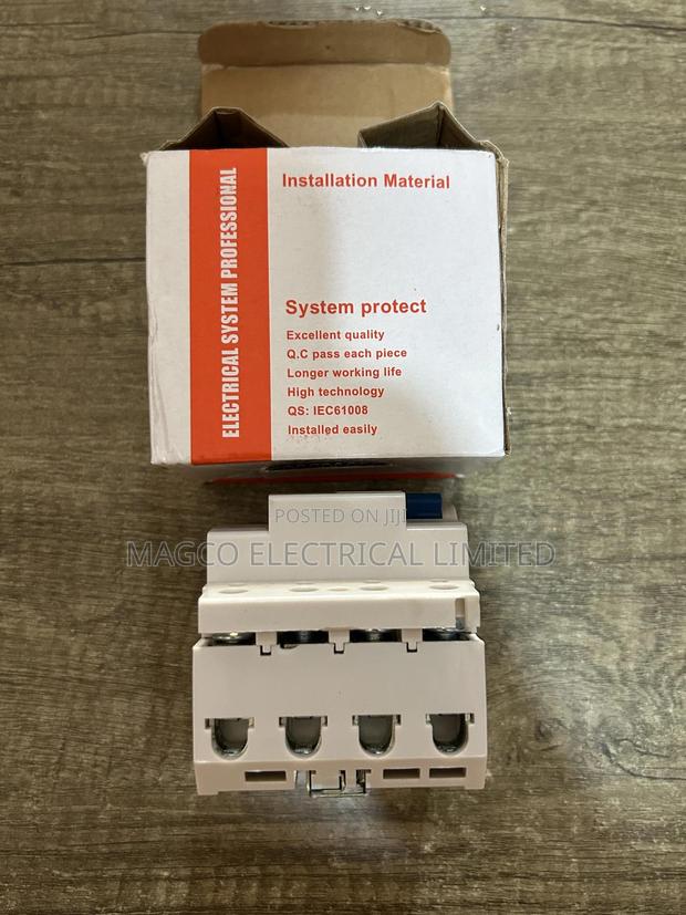 RCD Breaker 100a 4 Pole photo 2