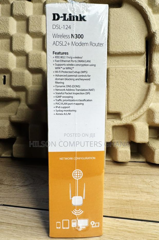 D-Link Wireless N 300 Adsl2+ Modem Router - DSL-2750u photo 3