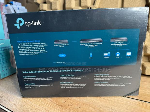 Tp-Link Switch Tl-Sg1024d - 24-Port Gigabit Switch photo 3