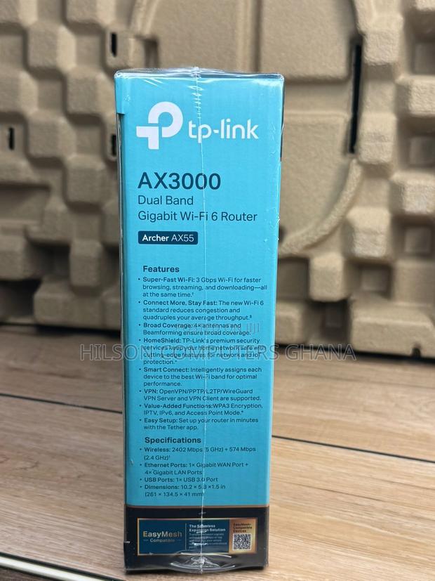 Tp-Link Archer Ax55 Ax3000 Dual-Band Wi-Fi 6 Router photo 3