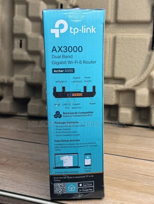 Tp-Link Archer Ax55 Ax3000 Dual-Band Wi-Fi 6 Router photo 5