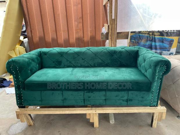 Green 3 In 1 Sofa// Very Solid And Durable photo 2