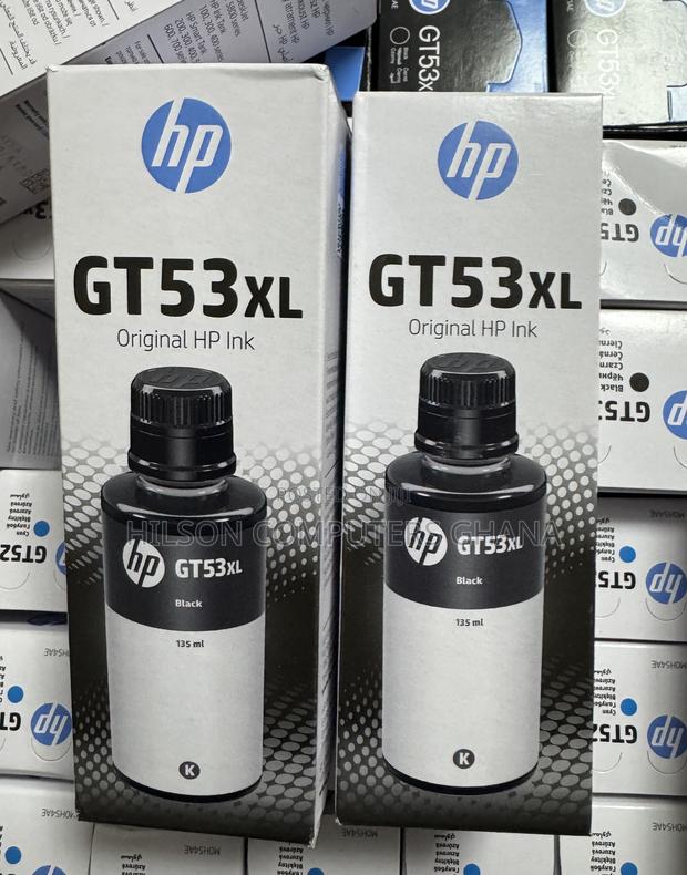 Hp Gt53 Xl Original Ink Bottle Black - Genuine photo 2