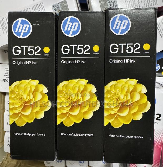 Hp Gt52 Original Ink Bottle Yellow - Genuine