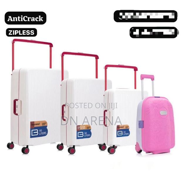 Zipless Anti Crack Travel Luggage Suitcase Bag 4 in 1 photo 2