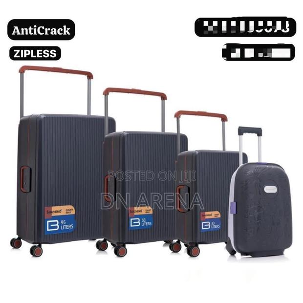 Zipless Anti Crack Travel Luggage Suitcase Bag 4 in 1 photo 3