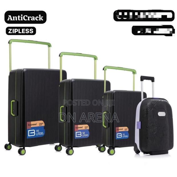Zipless Anti Crack Travel Luggage Suitcase Bag 4 in 1 photo 4
