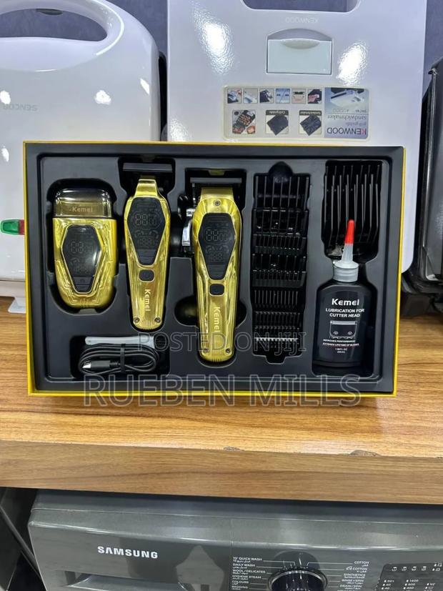 3 in 1 Gold Head Shavers Barbering Machine Beard Trimmer · Photo 4