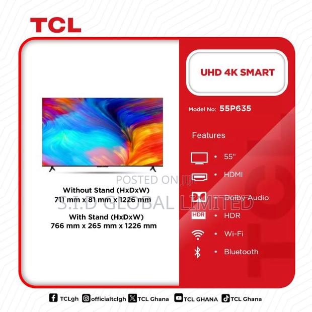 Tcl 55" Uhd Google Smart Tv 55p635 · Photo 4