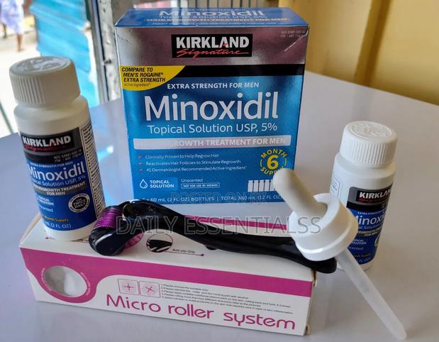 Regrow Bald Spots Faster – Minoxidil + Derma Roller · Photo 2