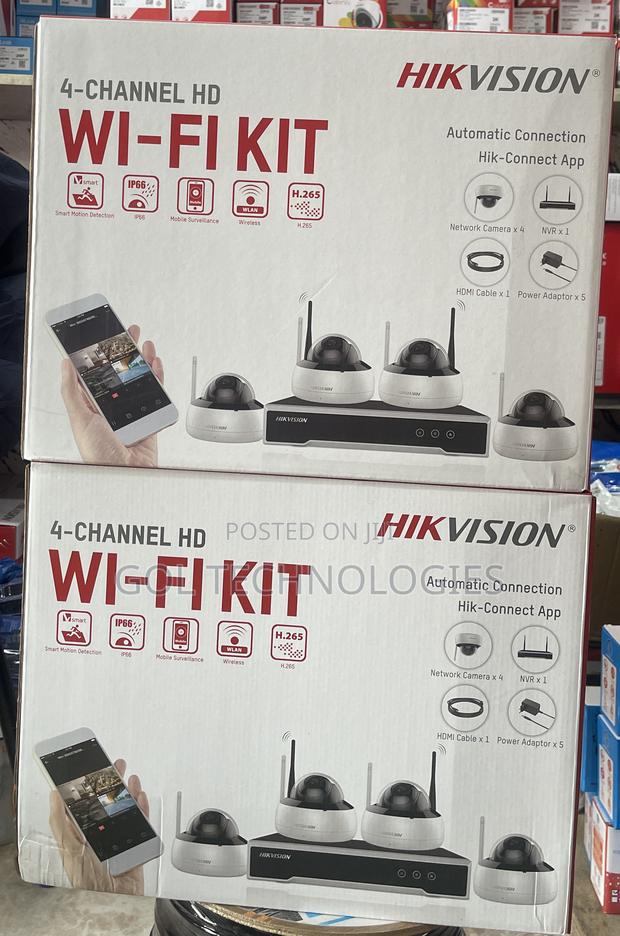 Hikvision Wi-Fi Kit 4-Channel Hd Camera With 1tb HDD Dome 2mp · Photo 3
