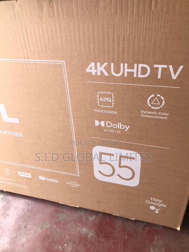 TCL 55" HDR Bezel-Less Android Smart Tv · Photo 3