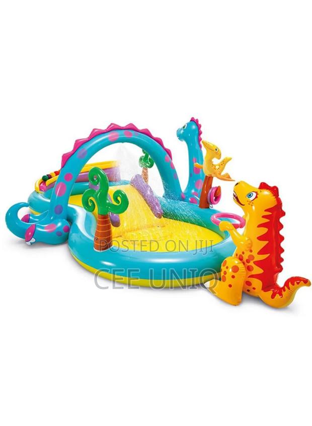 Dinosaur Inflatable Water Slide photo 2