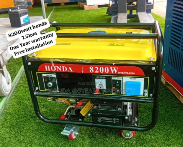 Power Clean Honda Generator 7.5kva 8200watt Petrol 7.5kva · Photo 2
