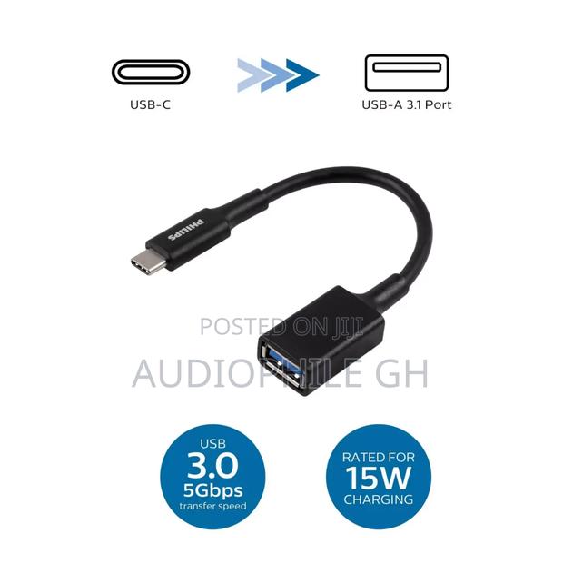 Philips 6" Usb-C to Usb 3.1 Female Adapter photo 2