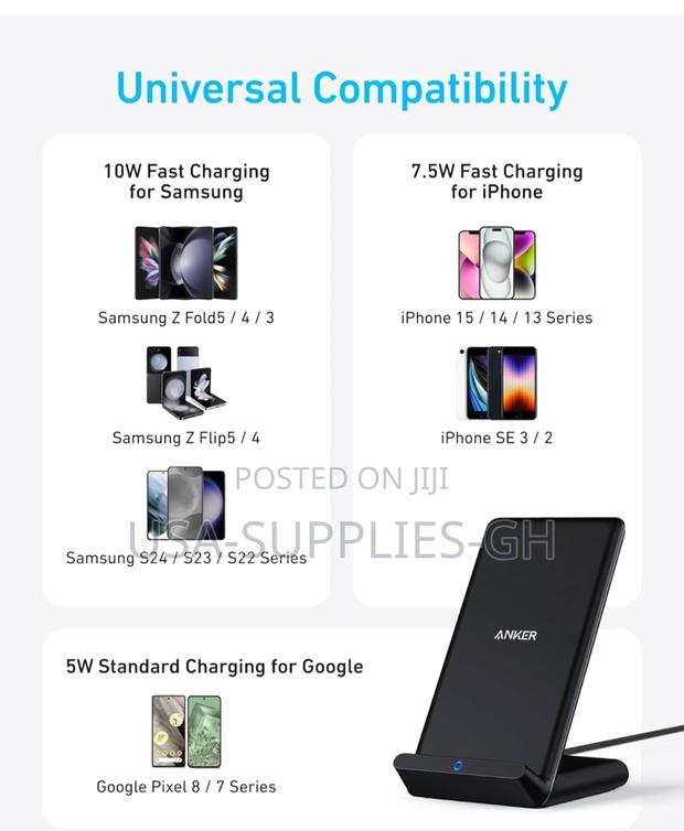 Anker 313 Wireless Fast Charging Stand From Usa. photo 2