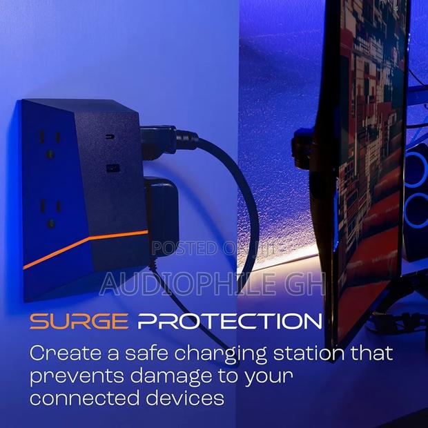 Titan - 6 Outlet Ultrashielding 120v Tap Surge Protector photo 6