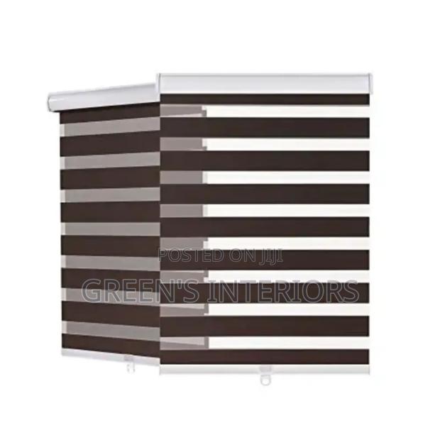 Beautiful Dark Brown Window Blinds · Photo 1