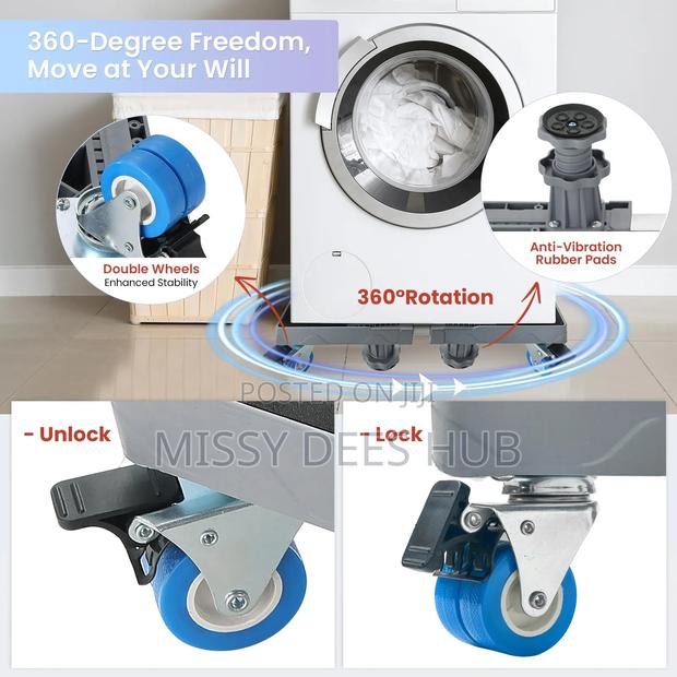 Solid Movable Base for Fridges and Washing Machines photo 12