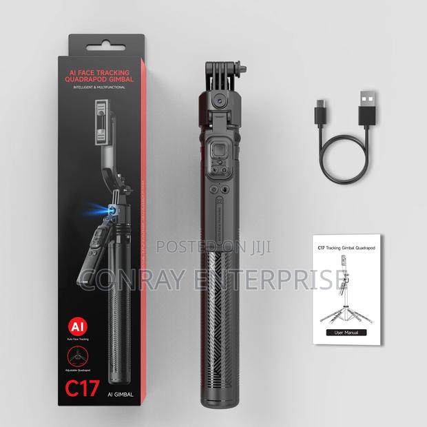 Auto Ai Face Tracking Selfie Stick (C17)