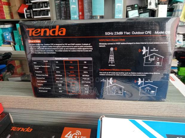 Tenda O8 5ghz 23dbi 11ac Outdoor Cpe 433mbps · Photo 4