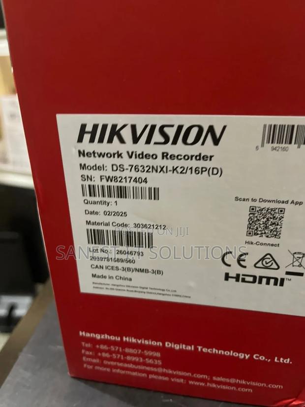 32 Channel Hikvission NVR With Poe photo 3