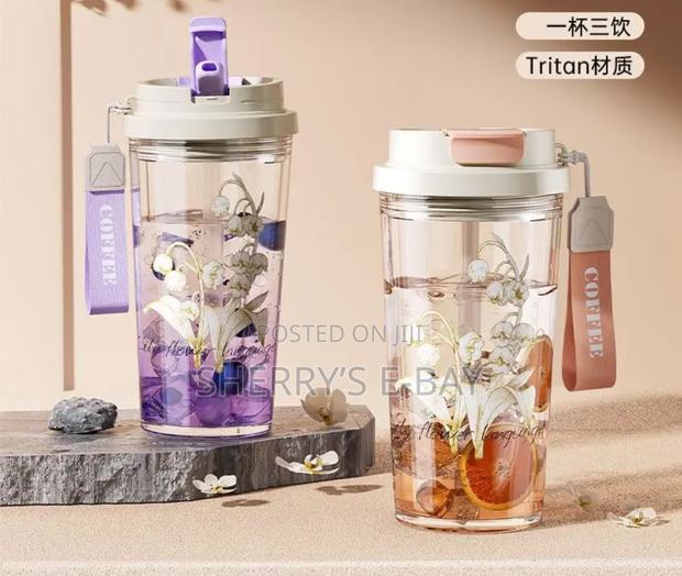Water Cups With Straw photo 2