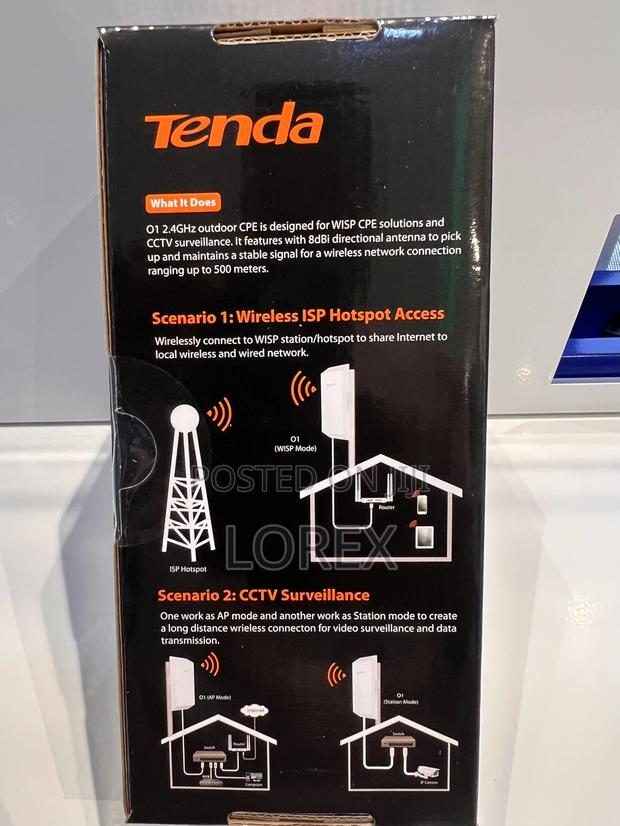 Tenda Access Point Cpe Wireless 2.4ghz 8dbi Outdoor P2p 01 · Photo 4