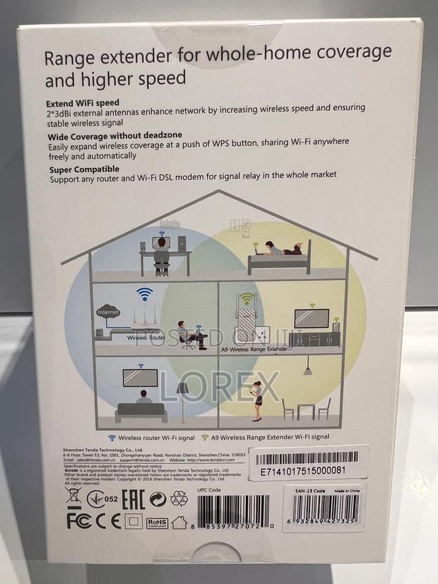 Tenda A9 N300 Universal Wifi Range Extender (No Lan Port) · Photo 4