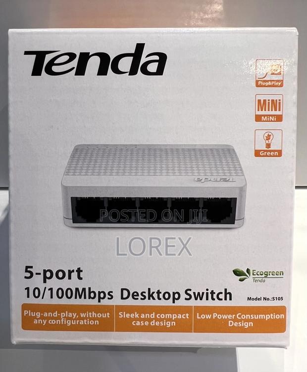 Tenda 5 Port Desktop Switch 10/100mbps S105 · Photo 3