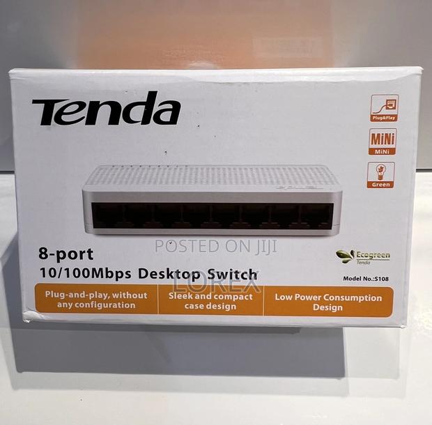 Tenda 8 Port 10/100mbps Network Desktop Switch S108 · Photo 3