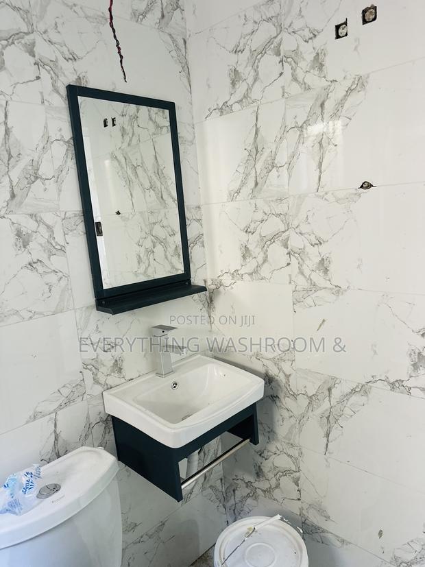 Small Wash Hand Basin With Mirror_ Mini Cabinet Basin · Photo 3