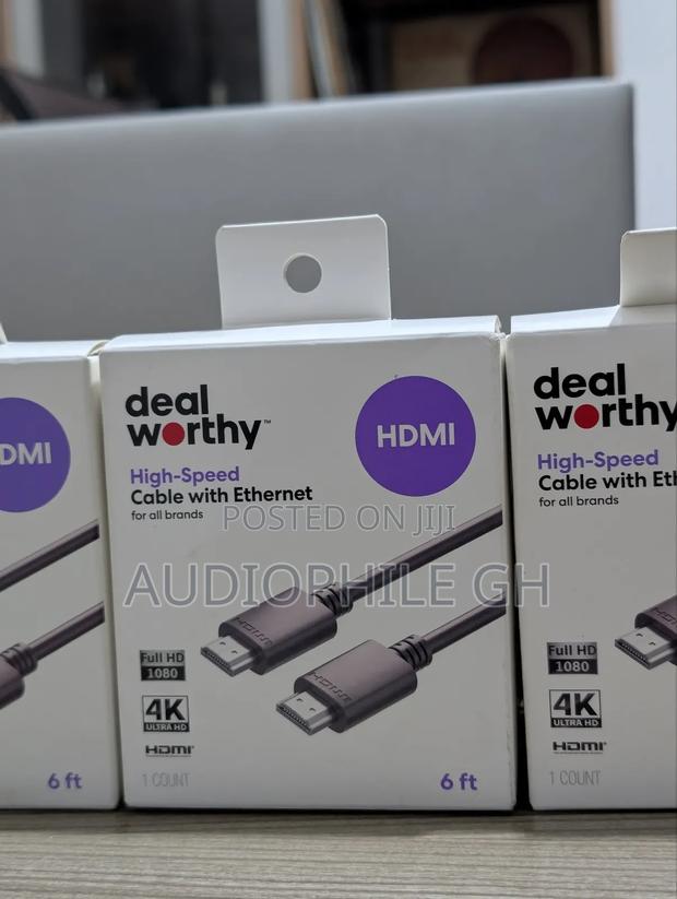 Dealworthy 6 Ft Hdmi High Speed Cable With Ethernet Cable photo 4