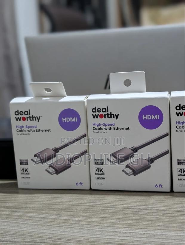 Dealworthy 6 Ft Hdmi High Speed Cable With Ethernet Cable photo 5