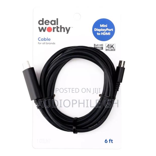Dealworthy 6 Ft Mini Display Port to Hdmi Cable · Photo 4