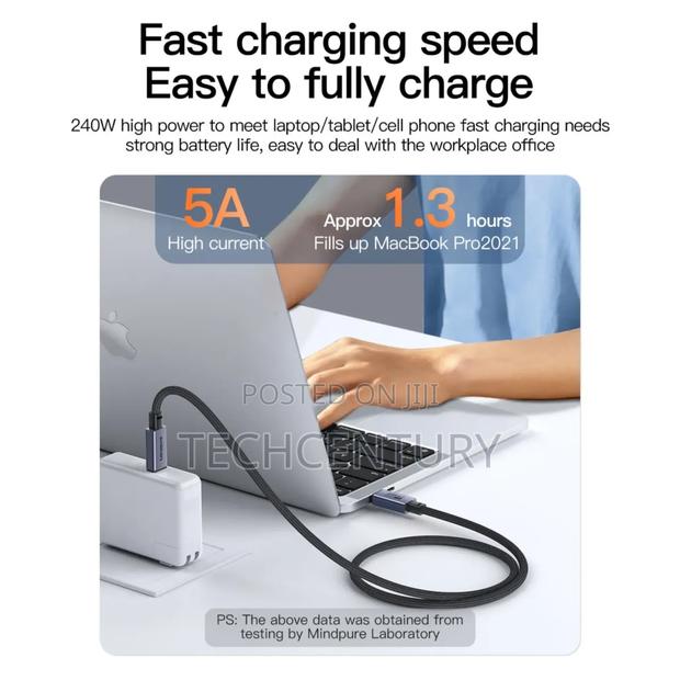 Mindpure Usb4 40gbps Transfer Speeds, 240w Cable, 1 Meter. photo 6