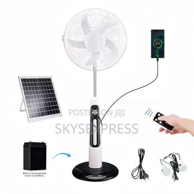 Solar Rechargeable Standing Fan photo 3