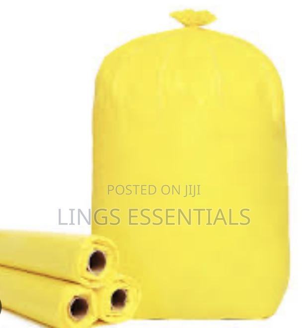 Dust Bin Yellow Trash Rubber photo 2