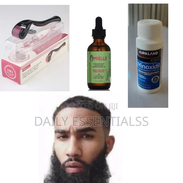 Hair Beard Growth Trio – Kirkland, Mielle Roller · Photo 2