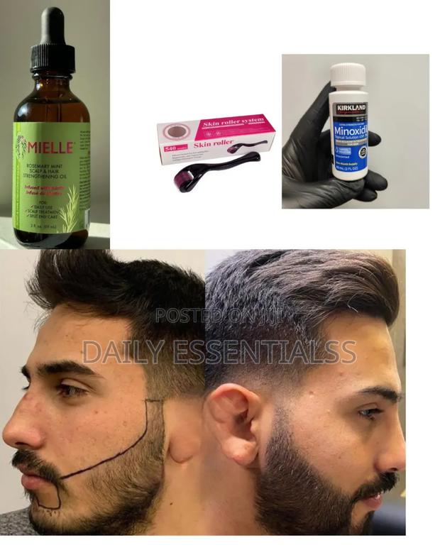 Hairline Beard Fix – Kirkland, Mielle, Derma Roller · Photo 2