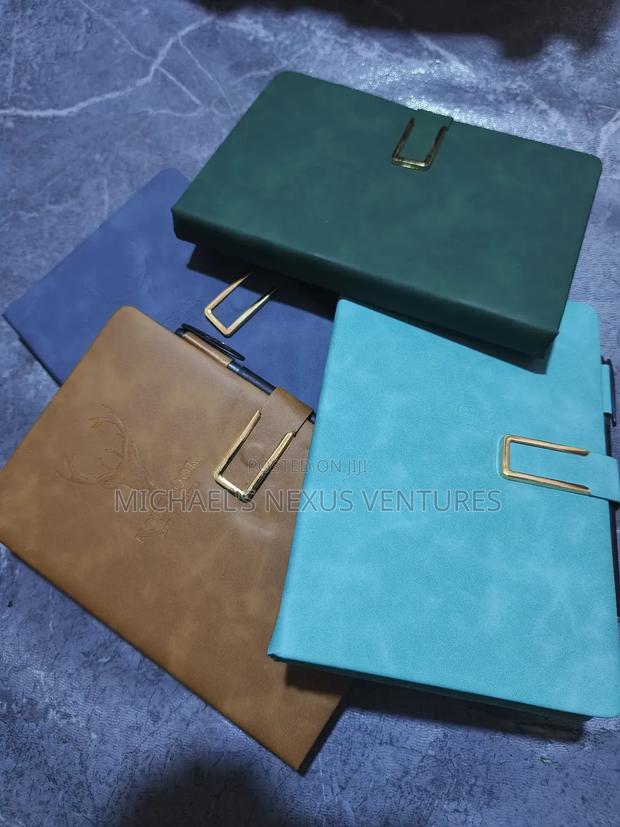 Diary Note or Notebook Blue With 2 Pens