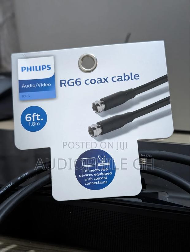 Philips 6ft. Rg6 Coaxial Cable