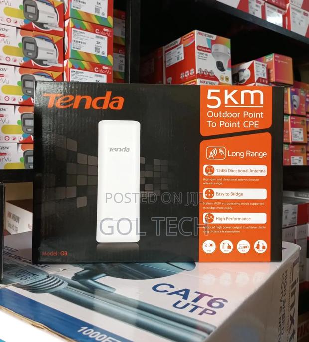 Tenda Outdoor Access Point 5km Point to Point Cpe O3 Radio · Photo 4
