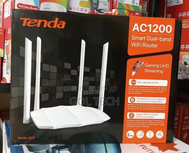Tenda Ac5 Smart Dual-Band Wifi Router Ac1200 Uhd Streaming · Photo 4