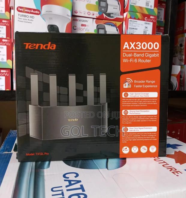 Tenda Ax3000 Dual Band Gigabit Wifi 6 Router · Photo 4
