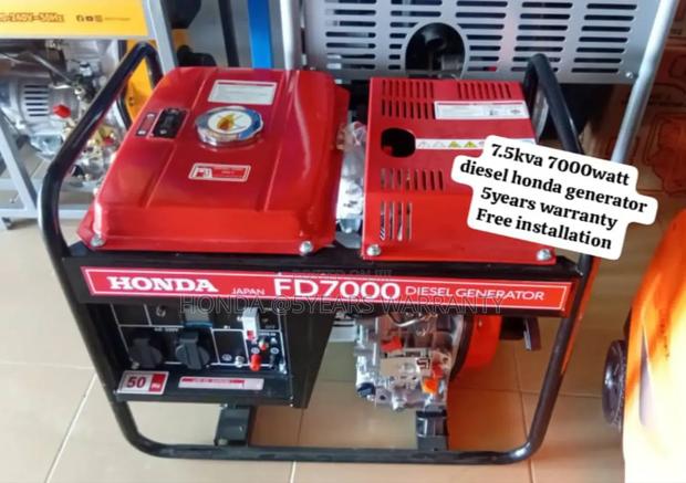 Energy Partnerships Honda 7.5kva 7000watt Diesel Generator · Photo 2