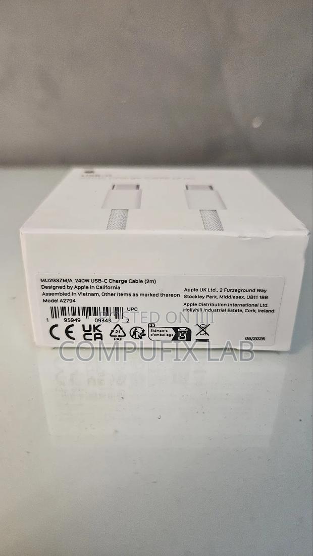 Apple Mu2g3zm/a Usb-C 240w Charge Cable (2m) photo 3